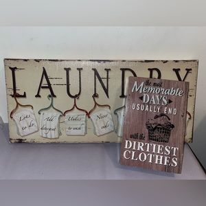 Laundry room decor